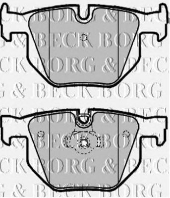BORG & BECK bbp1961 -  Комплект тормозных колодок, дисковый тормоз